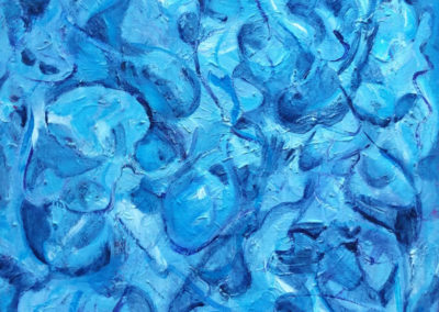 Blue #1, Acrylic 11”x14”