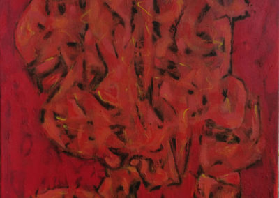 Listen To Your Silent Stranger , Acrylic 16”x20”